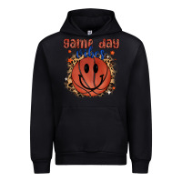 Black game day vibes Urban Hoodie - MaliasSmallBusiness
