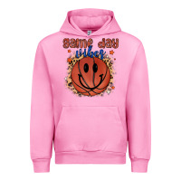 Fuchsia Pink game day vibes Urban Hoodie - MaliasSmallBusiness