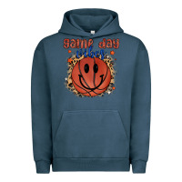 Pigment Midnight Navy game day vibes Urban Hoodie - MaliasSmallBusiness
