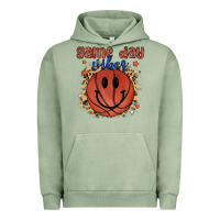 Pigment Oil Green game day vibes Urban Hoodie - MaliasSmallBusiness