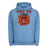 Pigment Pebble Blue game day vibes Urban Hoodie - MaliasSmallBusiness