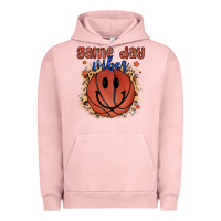 Pigment Salmon game day vibes Urban Hoodie - MaliasSmallBusiness