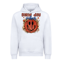 White game day vibes Urban Hoodie - MaliasSmallBusiness