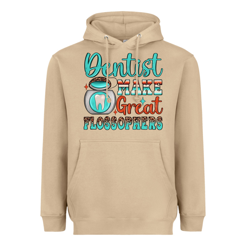 Dentist Make Great Flossophers Heavyweight Hoodie by JahusDesignShop | Teevron