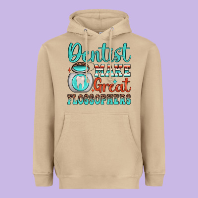 Dentist Make Great Flossophers Heavyweight Hoodie Designed By Jahusdesignshop