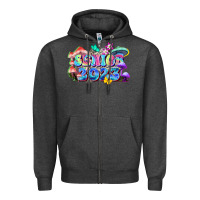 Charcoal Heather senior 2023 Zipper Hoodie - Zillion Design Studio
