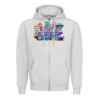 Dove Grey senior 2023 Zipper Hoodie - Zillion Design Studio