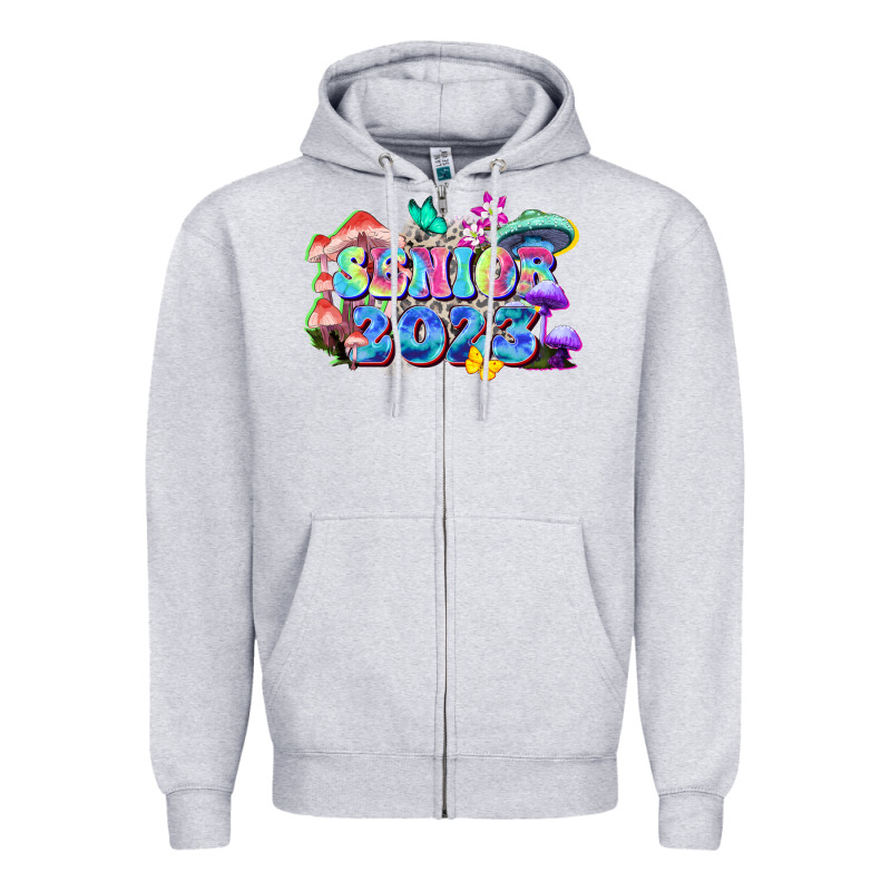 Senior 2023 Zipper Hoodie by Zillion Design Studio | Teevron