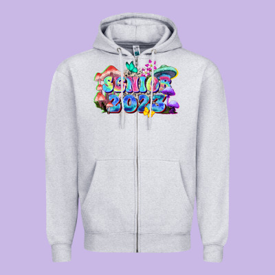 Senior 2023 Zipper Hoodie Designed By Zillion Design Studio