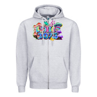 Heather Grey senior 2023 Zipper Hoodie - Zillion Design Studio