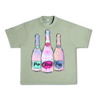 Oil Green pop clink fizz champagne bubbly Urban Heavy Tee - MaliasSmallBusiness