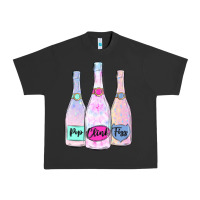 Pigment Black pop clink fizz champagne bubbly Urban Heavy Tee - MaliasSmallBusiness