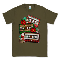 Army Green christmas cassette gemstone Classic Tee - FaDigitalArtStudio