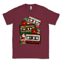 Burgundy christmas cassette gemstone Classic Tee - FaDigitalArtStudio