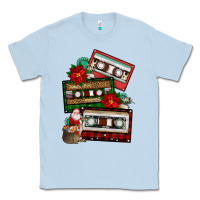 Dusty Blue christmas cassette gemstone Classic Tee - FaDigitalArtStudio