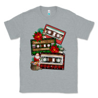 Heather Grey christmas cassette gemstone Classic Tee - FaDigitalArtStudio