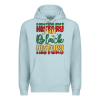 Blue Mist i am black history Premium Hoodie - MaliasSmallBusiness