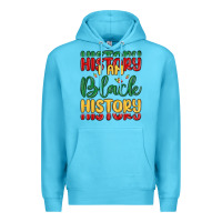 Ocean Blue i am black history Premium Hoodie - MaliasSmallBusiness
