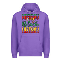 Purple i am black history Premium Hoodie - MaliasSmallBusiness