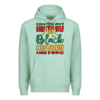 Seafoam i am black history Premium Hoodie - MaliasSmallBusiness