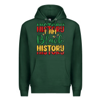Sports Green i am black history Premium Hoodie - MaliasSmallBusiness