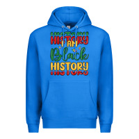 True Royal i am black history Premium Hoodie - MaliasSmallBusiness