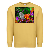 Antique Gold halloween heart mouse pad Premium Sweatshirt - BundleAndBundleShop