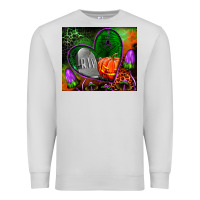 Dove Grey halloween heart mouse pad Premium Sweatshirt - BundleAndBundleShop