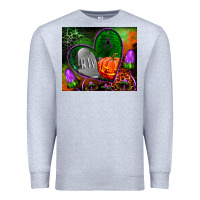 Heather Grey halloween heart mouse pad Premium Sweatshirt - BundleAndBundleShop