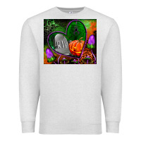 Oatmeal Heather halloween heart mouse pad Premium Sweatshirt - BundleAndBundleShop
