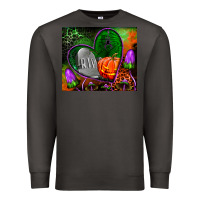 Smoke halloween heart mouse pad Premium Sweatshirt - BundleAndBundleShop