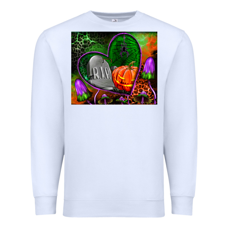 Halloween Heart Mouse Pad Premium Sweatshirt by BundleAndBundleShop | Teevron