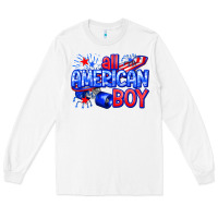 White all american boy billie wilder Long Sleeve Tee - texasbilliewilder