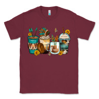 Burgundy indian headdress coffee cups Classic Tee - Zillion Design Studio
