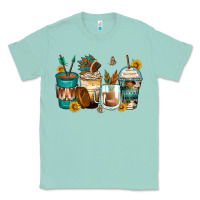 Seafoam indian headdress coffee cups Classic Tee - Zillion Design Studio