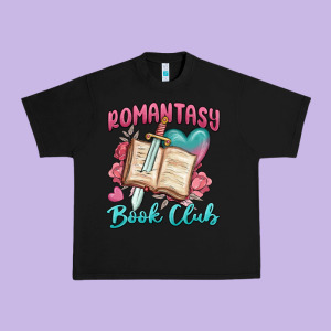 Romantasy Book Club Urban Heavy Tee Designed By Maliassmallbusiness