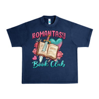 Navy romantasy book club Urban Heavy Tee - MaliasSmallBusiness