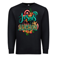 Black jesus is my anchor Premium Sweatshirt - Jasminsmagicworld