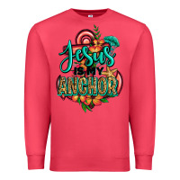 Cardinal jesus is my anchor Premium Sweatshirt - Jasminsmagicworld