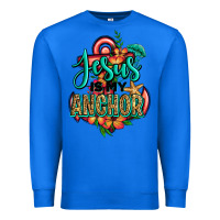 True Royal jesus is my anchor Premium Sweatshirt - Jasminsmagicworld