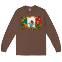 Chestnut mexican flag Long Sleeve Tee - Zillion Design Studio