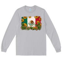 Moon Dust mexican flag Long Sleeve Tee - Zillion Design Studio