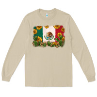 Mushroom mexican flag Long Sleeve Tee - Zillion Design Studio