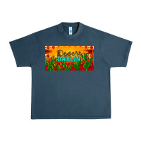 Midnight Navy desert darlin' aztec desert sunset license plate Urban Heavy Tee - Artiststas