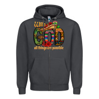 Smoke with god all things are possible Zipper Hoodie - CTS Tumbler Store