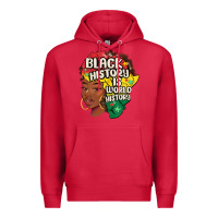 Cardinal black history is world history Premium Hoodie - MaliasSmallBusiness