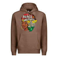 Chestnut black history is world history Premium Hoodie - MaliasSmallBusiness