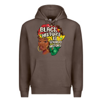 Coffee black history is world history Premium Hoodie - MaliasSmallBusiness