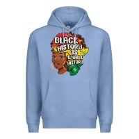 Colony Blue black history is world history Premium Hoodie - MaliasSmallBusiness