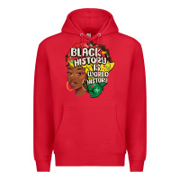 Red black history is world history Premium Hoodie - MaliasSmallBusiness